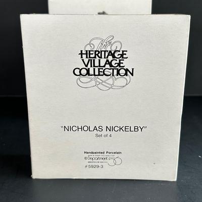 LOT 4K: Department 56 Heritage Village Collection Accessories - Amish Family, City People, Come Into The Inn & More