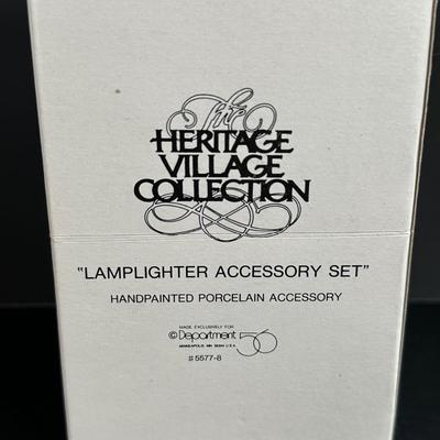 LOT 4K: Department 56 Heritage Village Collection Accessories - Amish Family, City People, Come Into The Inn & More