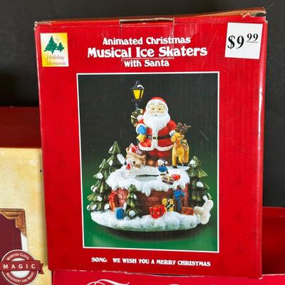 LOT 13K: Hallmark Keepsake, Trim A Tree & More Animated/Musical Decorations