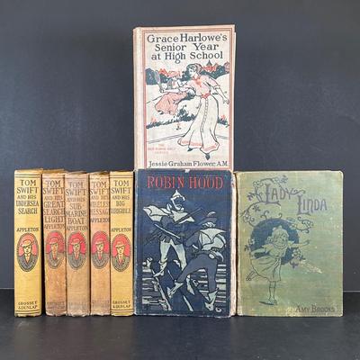 LOT 15K: Antique Book Collection - Robin Hood, Lady Linda & More