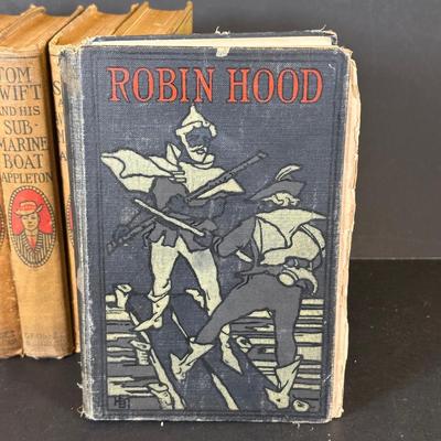 LOT 15K: Antique Book Collection - Robin Hood, Lady Linda & More