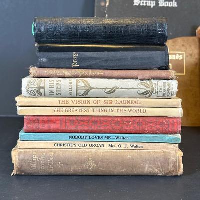LOT 16K: Antique & Vintage Book Collection - Nobody Loves Me, Christie’s Old Organ & More