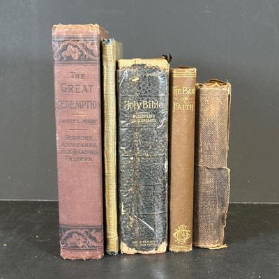LOT 16K: Antique & Vintage Book Collection - Nobody Loves Me, Christie’s Old Organ & More