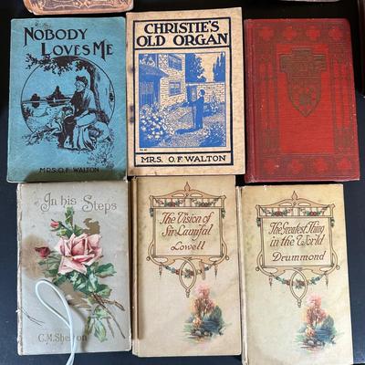 LOT 16K: Antique & Vintage Book Collection - Nobody Loves Me, Christie’s Old Organ & More