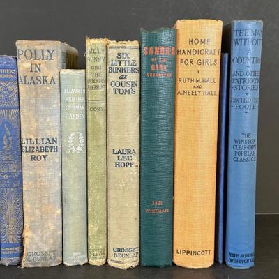 LOT 17K: Antique & Vintage Book Collection - Poly In Alaska, The Man Without a Country & More