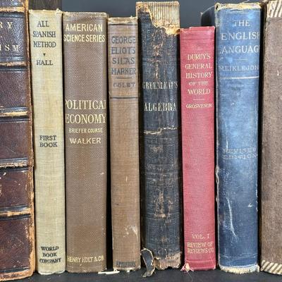 LOT 19K: Antique & Vintage Book Collection - Where We Live, History Of Romanism & More