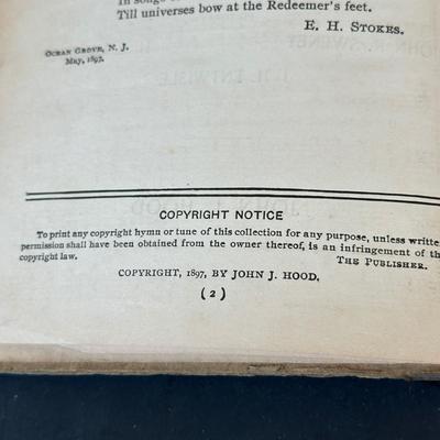 LOT 20K: Antique & Vintage Book Collection - The Methodist Hymal, Songs Of Love & Praise & More