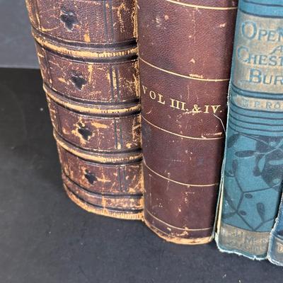 LOT 22K: Antique Book Collection - The Earth Trembled, Moore’s Poetic Works & More