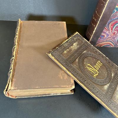 LOT 22K: Antique Book Collection - The Earth Trembled, Moore’s Poetic Works & More