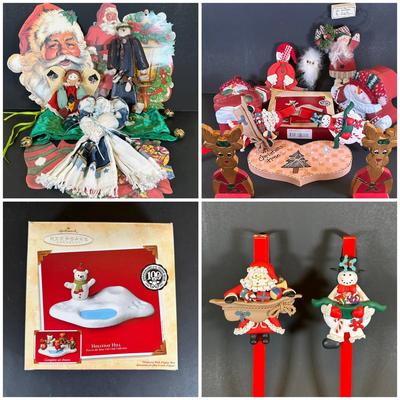 LOT 24K: Hallmark Holiday Hill, Vintage Christmas Decor & More