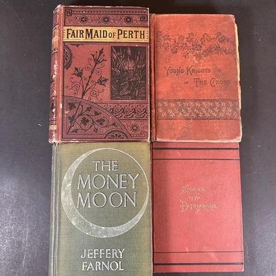 LOT 26K: Antique Book Collection - A Pitcher Of Cream, The Money Moon & More