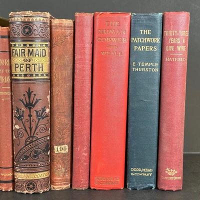 LOT 26K: Antique Book Collection - A Pitcher Of Cream, The Money Moon & More