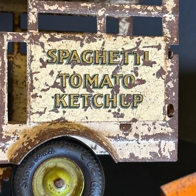 LOT 27K: Vintage Wyandotte Steel Toy Dump Truck & More Metal Toy Cars