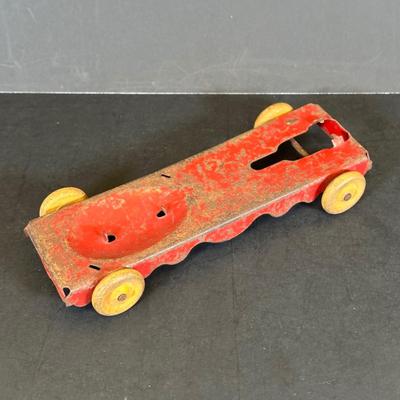 LOT 27K: Vintage Wyandotte Steel Toy Dump Truck & More Metal Toy Cars