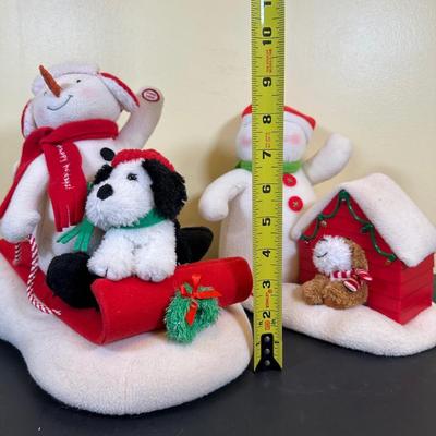LOT 30K: Vintage Animated Christmas Snowmen