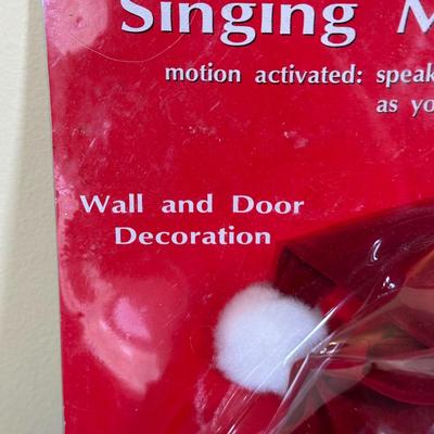 LOT 32K: Vintage Holiday Creations Sing Along With Santa & More Animated Santa Clause Christmas Decorations