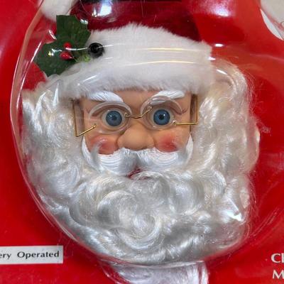 LOT 32K: Vintage Holiday Creations Sing Along With Santa & More Animated Santa Clause Christmas Decorations