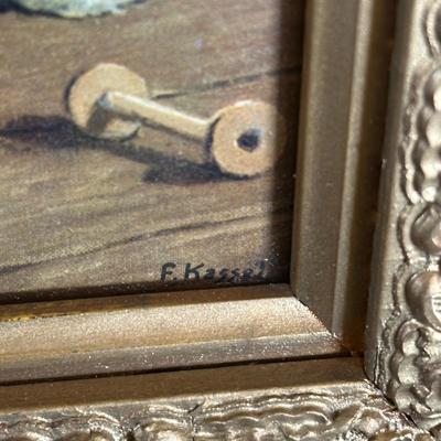 LOT 33K: Two Framed Prints by F Kassel & Henk Bos