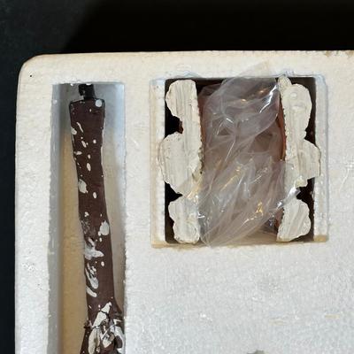 LOT 34K: Animated Singing Dog Trio, Very Merry Mice & Winter Village Ski Slope & Skating Pond