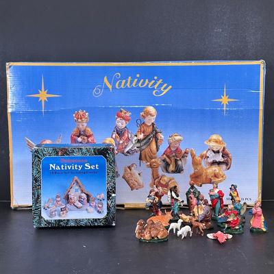 LOT 37K: Vintage Nativity Scenes
