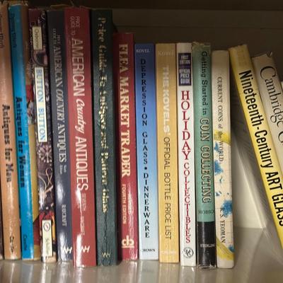 LOT 38B: Vintage Books About Antique Collecting Furniture, Coins & More