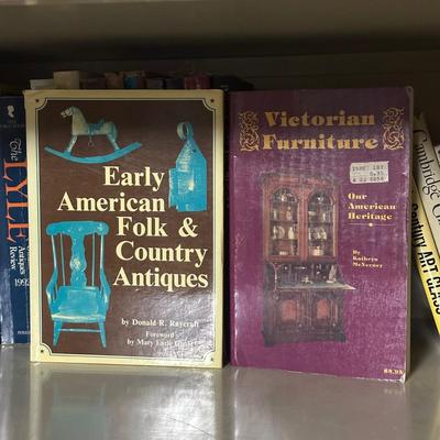 LOT 38B: Vintage Books About Antique Collecting Furniture, Coins & More