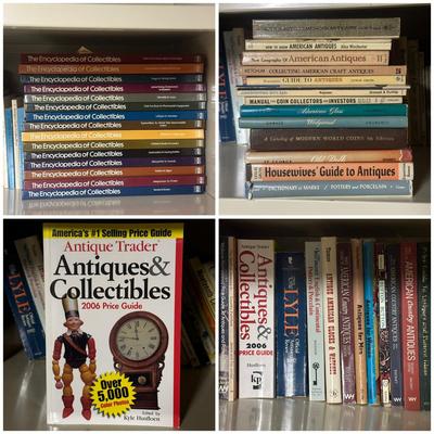 LOT 38B: Vintage Books About Antique Collecting Furniture, Coins & More