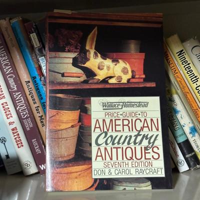 LOT 38B: Vintage Books About Antique Collecting Furniture, Coins & More