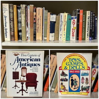 LOT 40B: Vintage Antique & Collectible Book Collection - Toys Games & Dolls, Furniture & More
