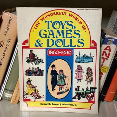 LOT 40B: Vintage Antique & Collectible Book Collection - Toys Games & Dolls, Furniture & More