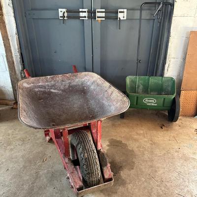LOT 43S: Wheelbarrow & Scotts Accugreen 1000