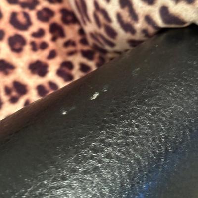 LOT 49 R & M Furniture Miniature Leather & Cheetah Print Reclining Chair