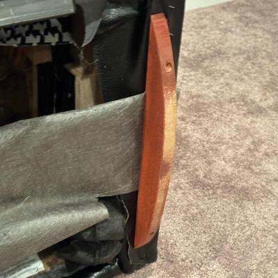 LOT 49 R & M Furniture Miniature Leather & Cheetah Print Reclining Chair