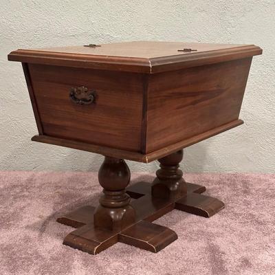 LOT 51X: Antique Dough Box Table For Bread Proofing