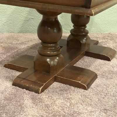 LOT 51X: Antique Dough Box Table For Bread Proofing