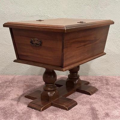 LOT 51X: Antique Dough Box Table For Bread Proofing