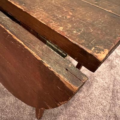 LOT 52X: Vintage Drop Leaf Side Table & More