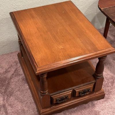 LOT 52X: Vintage Drop Leaf Side Table & More
