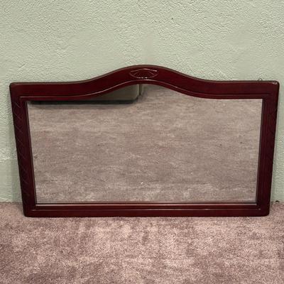 LOT 55X: Vintage Wooden Framed Mirror