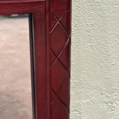 LOT 55X: Vintage Wooden Framed Mirror
