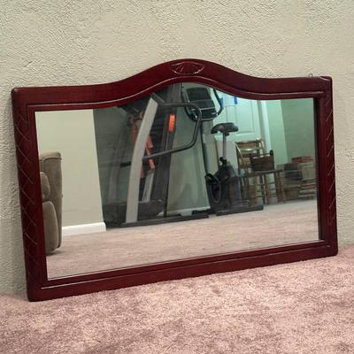 LOT 55X: Vintage Wooden Framed Mirror