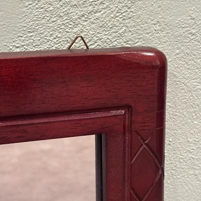 LOT 55X: Vintage Wooden Framed Mirror