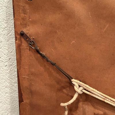 LOT 56X: Beautiful Vintage Carved Wooden Framed Mirror