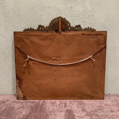 LOT 56X: Beautiful Vintage Carved Wooden Framed Mirror