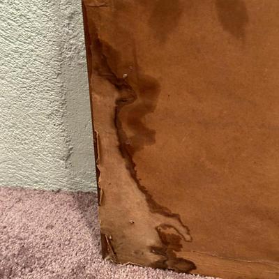 LOT 56X: Beautiful Vintage Carved Wooden Framed Mirror