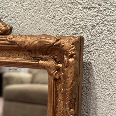 LOT 56X: Beautiful Vintage Carved Wooden Framed Mirror