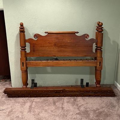 LOT 58X: Antique Rope Bed Frame