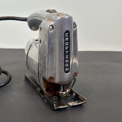 LOT 62B: Vintage Craftsman Power Tools - Electric Drill, Sabre Saw, Circular Saw & More
