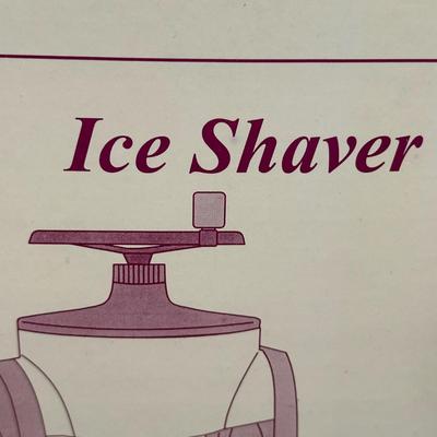 LOT 64B: The Pampered Chef Apple Peeler, Stand & Ice Shaver w/ Box