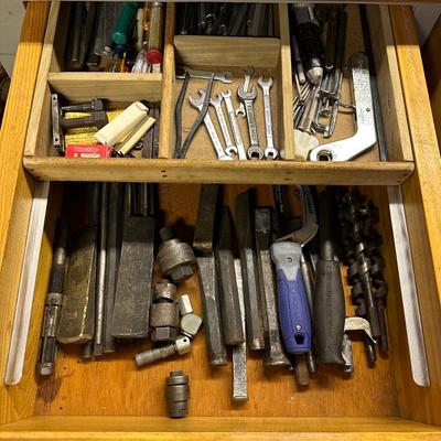 LOT 65B: Hand Tool Collection - Files, Chisels & More